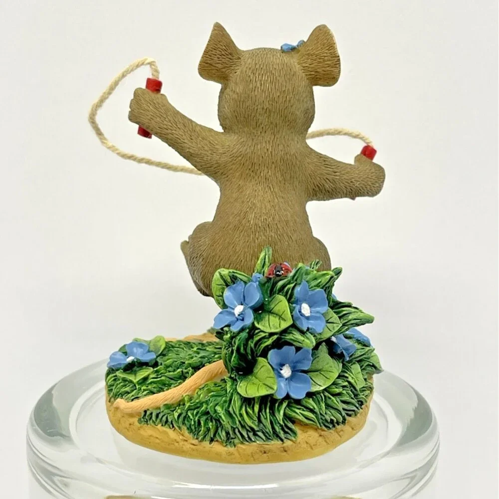 Fitz and Floyd Charming Tails “Just a Hop, Skip and a Jump Away” Mouse 83/110-VG